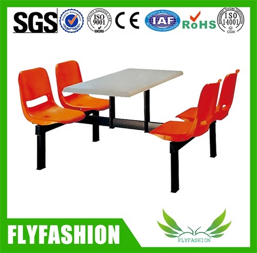 Restaurant Chair 4 Seats Dining Table and Chairs