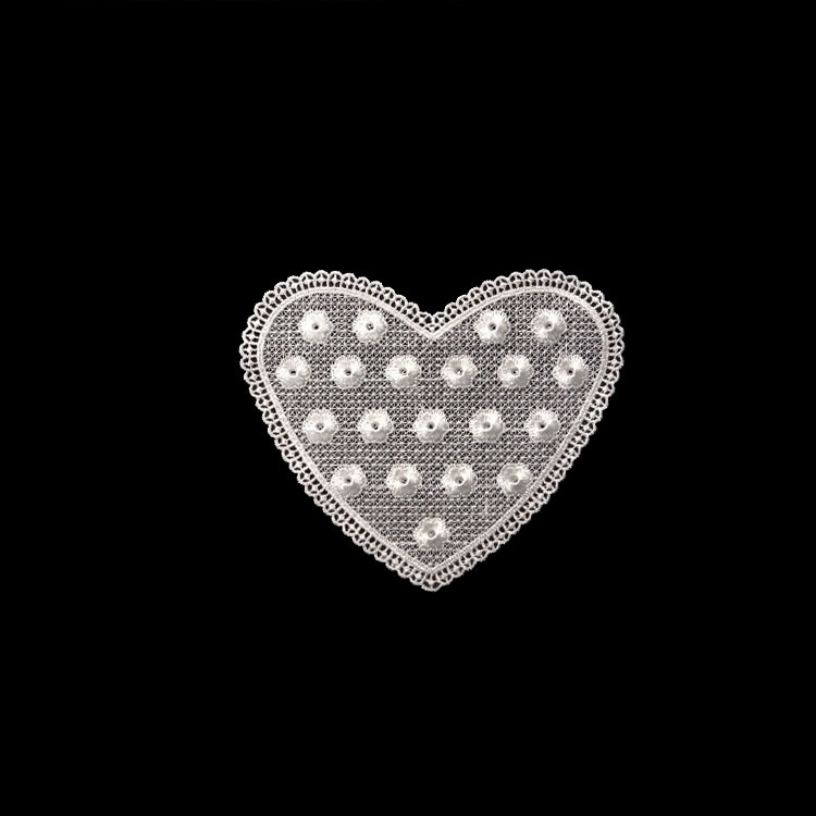 Heart-Shaped Chemical Lace for Women Clothing