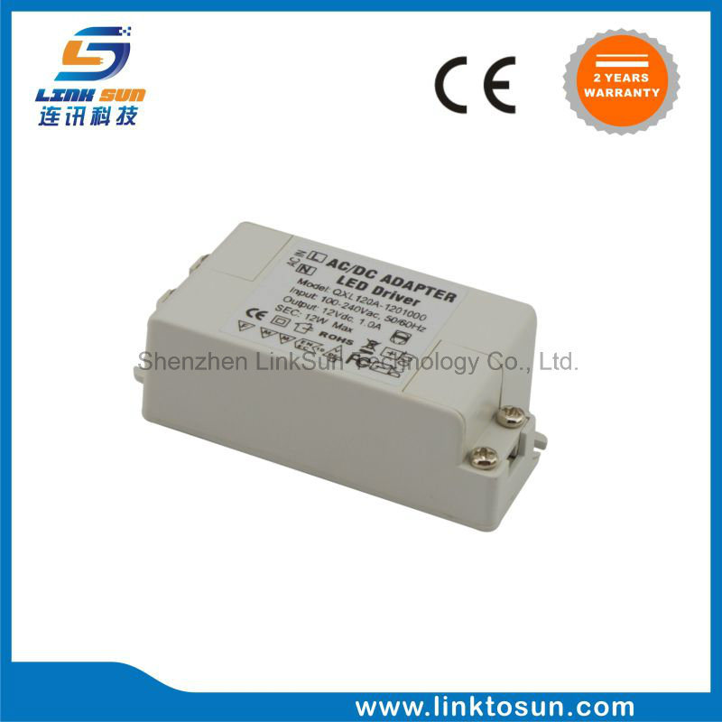 12V 1A 12W Waterproof Switching Power Supply for LED Module