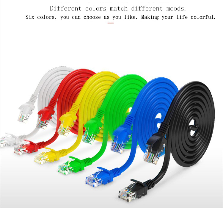 3FT 1m Cat 6A Patch Cord Câble LAN UTP 23AWG