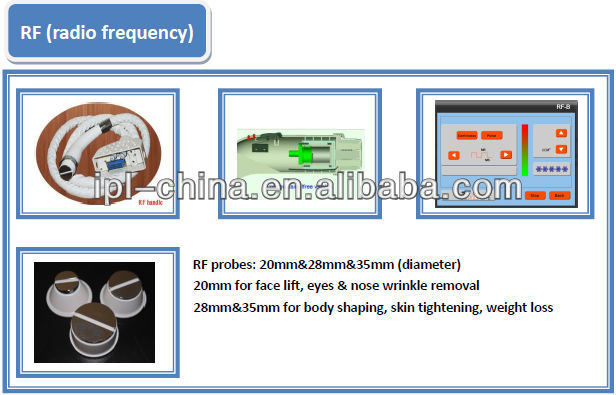 Elight (IPL+RF) + RF+ Laser 3-Handle Beauty Machine