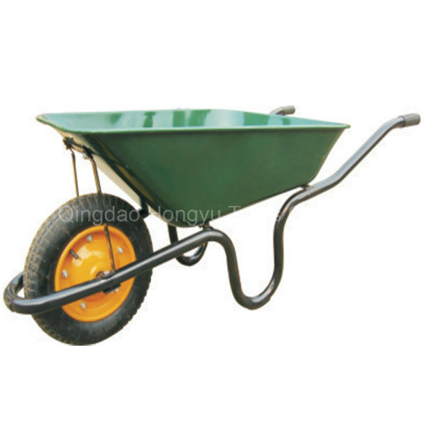 Painted Tray Solid Tyre Wheelbarrows