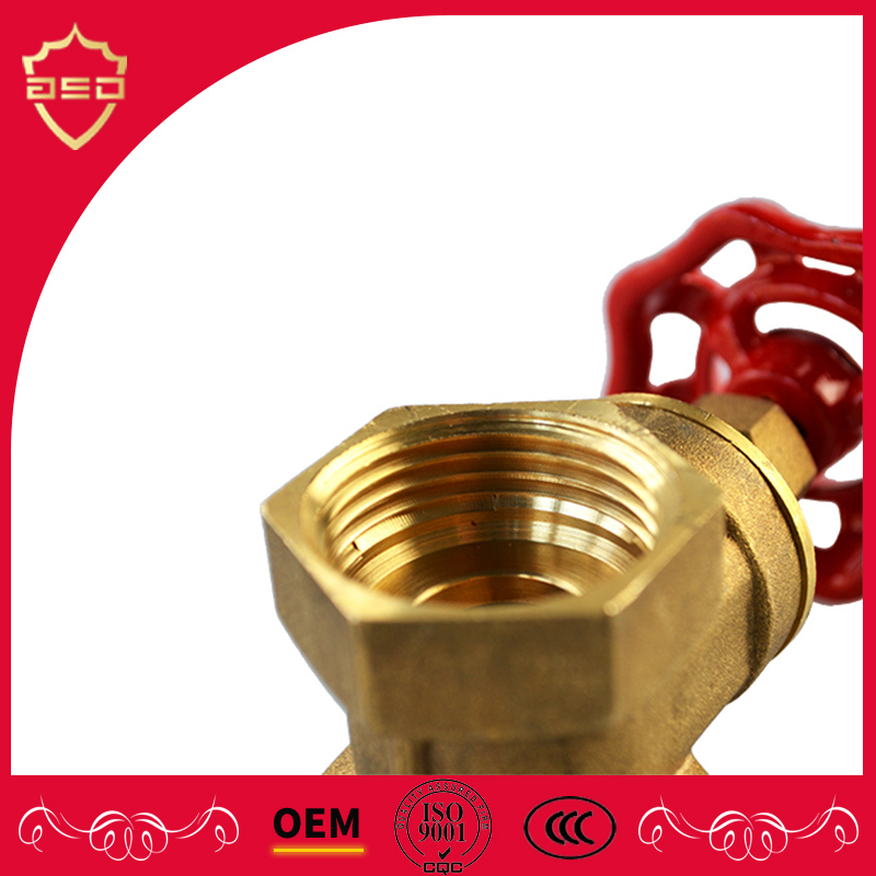 1 Inch Brass Polished Pn16 Brass Gate Valve