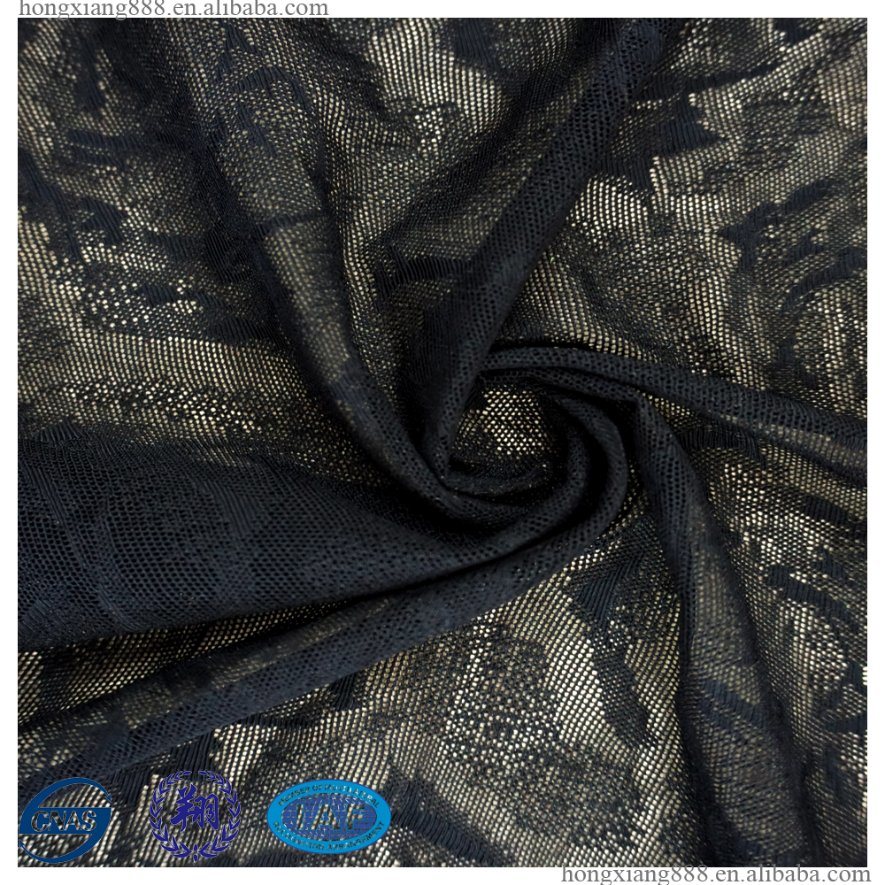 High Quality Nylon Jacquard Lace Fabric