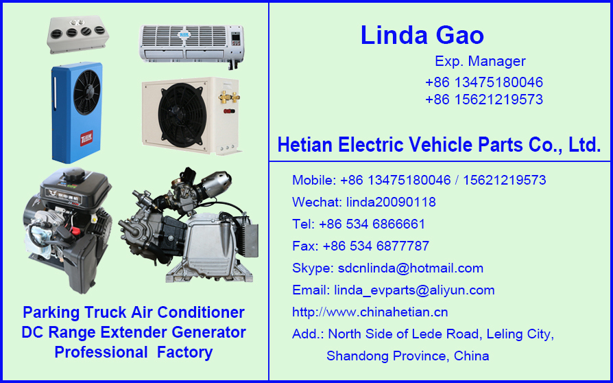 SGS Certificate Energy Saving Parking Air Conditioning for Truck Cab