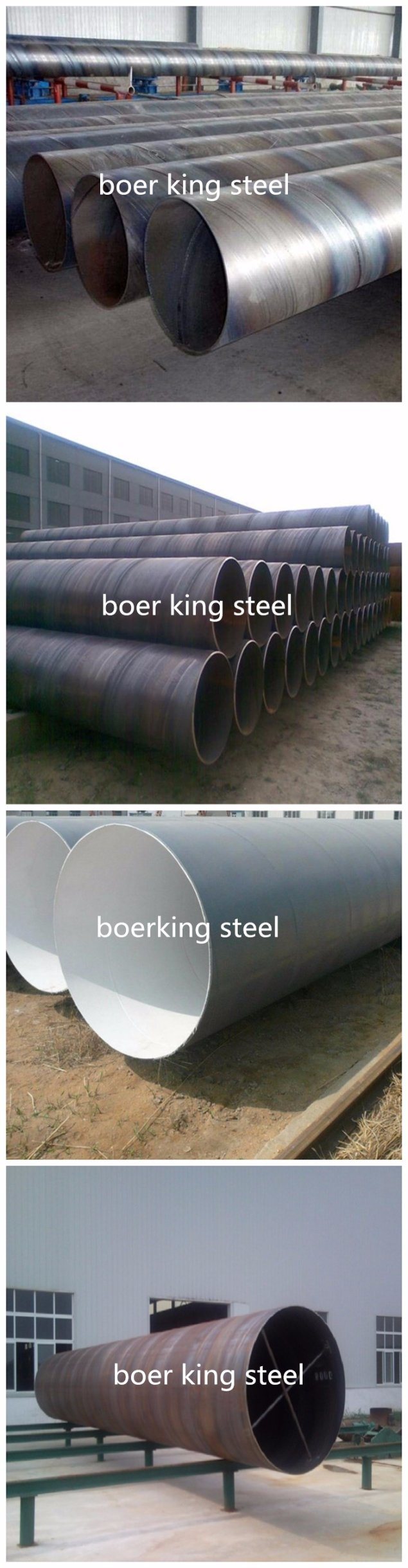 Top Quality ASTM A252 Grade 3 Piling Welded SSAW Spiral Steel Pipes