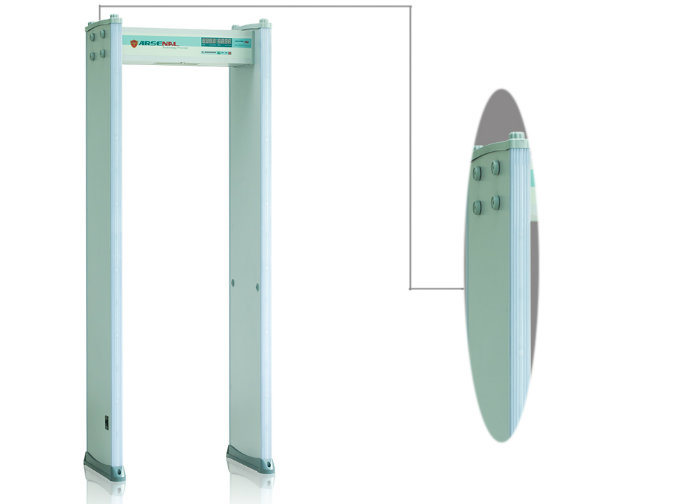 Intelligent Partition 50 Bands Archway Metal Detector with 18 Alarm Zones