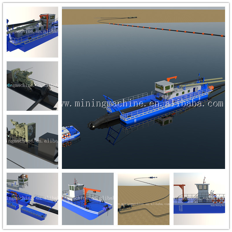 Hydraulic Cutter Suction Dredger Dredging Equipment