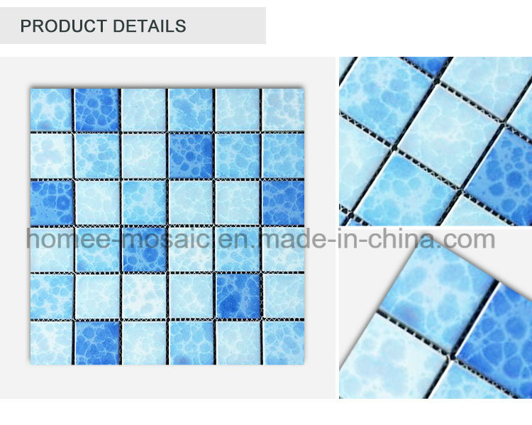 High Quality waterproof Mixed Color Swimming Pool Tile Mosaic