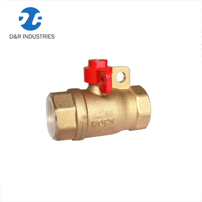 Pn25 Brass Cw617n Lockable Ball Valve