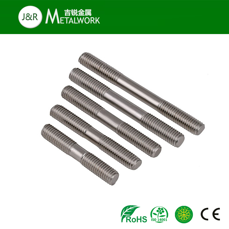 M4 M12 M27 Stainless Steel Double Head Stud Bolt (DIN939)