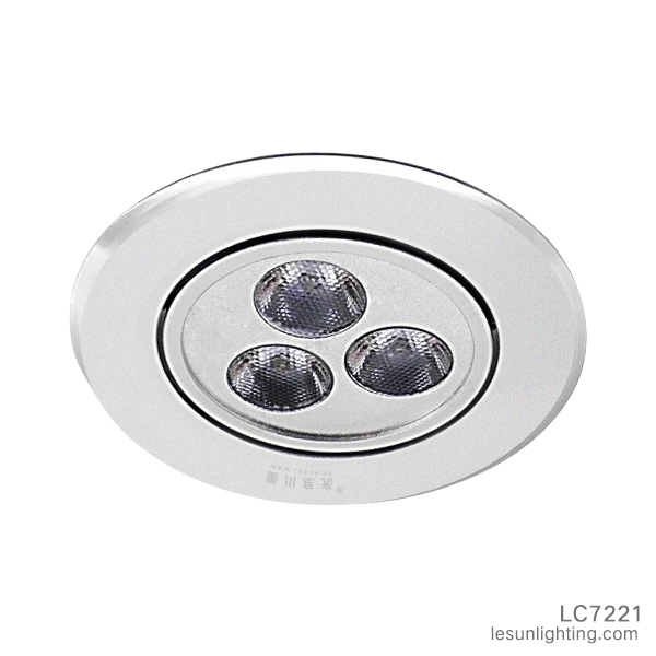 Long Lifespan 3W/9W LED Ceiling Lamp/Down Light LC7221