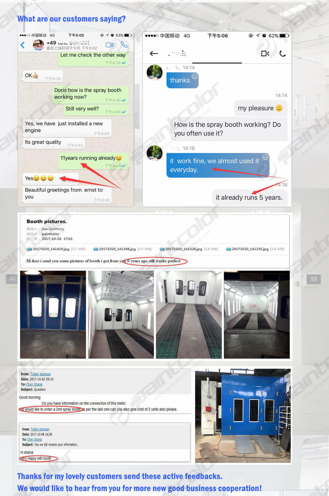 Professional Custom Spray Booth Manufacturer in China Over 15 Years Expierence Linked Spray Booth and Prep Bay