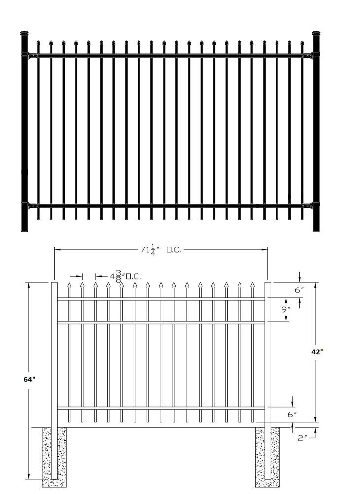 Garden Fence with Iron Steel Fence Mesh