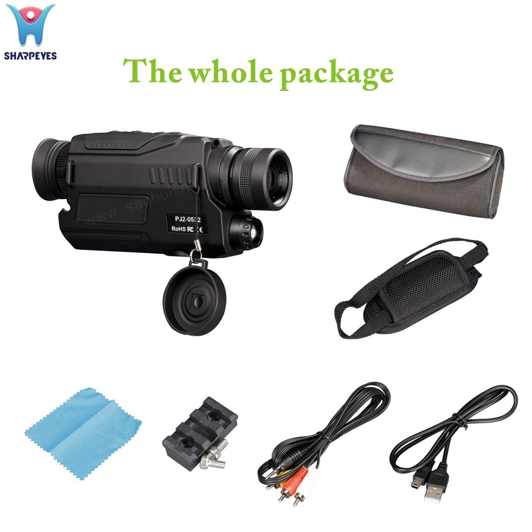 Multi-Function IR Digital Telescope Digital Infrared Night Vision Monocular for Hunting SecurityÂ  Surveillance and Night Observation