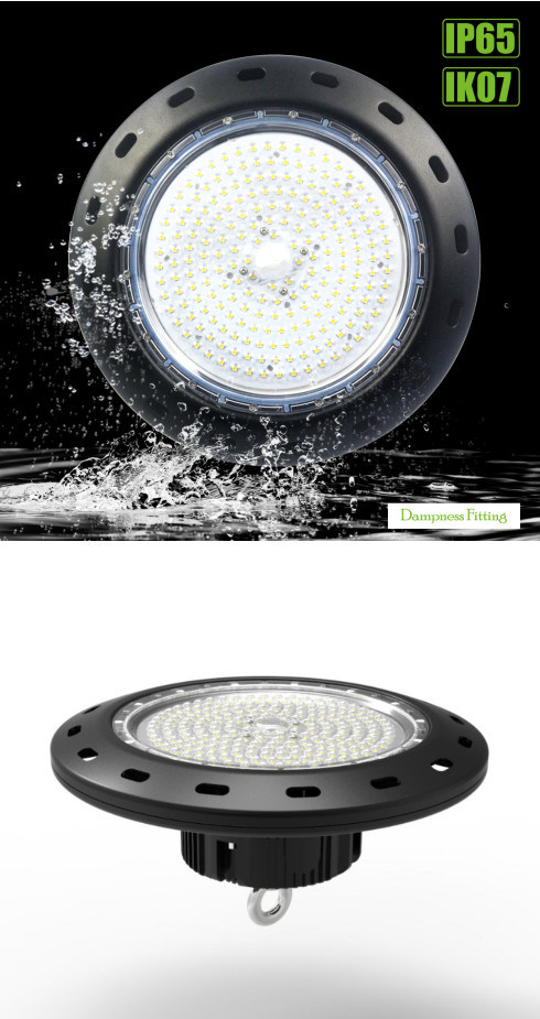 IP65 Waterproof 290*170mm 100W UFO Industrial LED High Bay Light