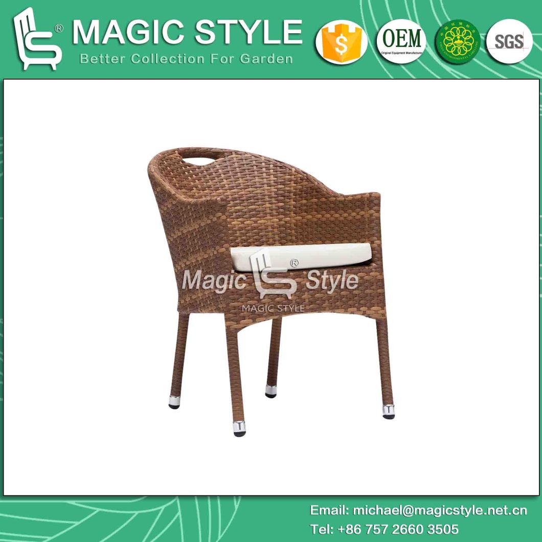 Patio Dining Set with Cushion Outdoor Dining Chair Garden Coffee Table Rattan Wicker Chair Club Wicker Chair (Angus dining set) Furniture