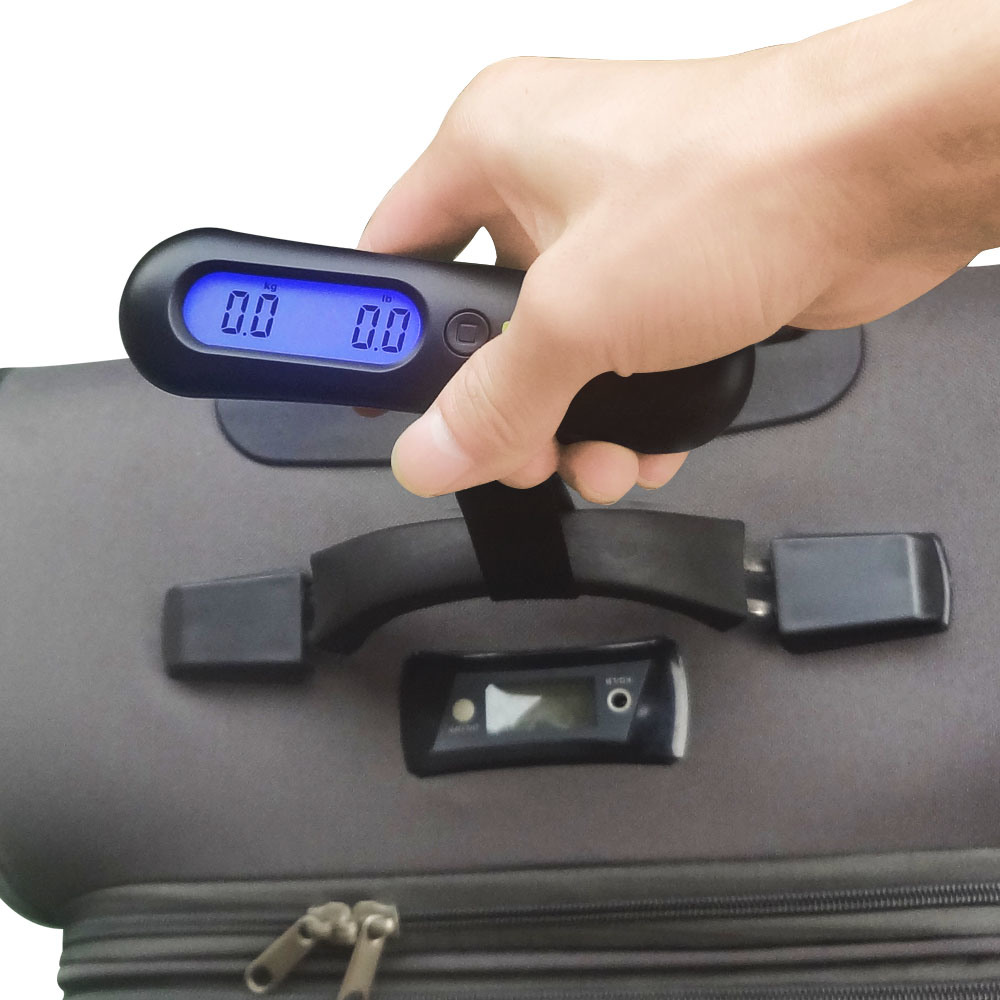 50kg Weight Portable Electronic Travel Hanging Luggage Weighing Scale