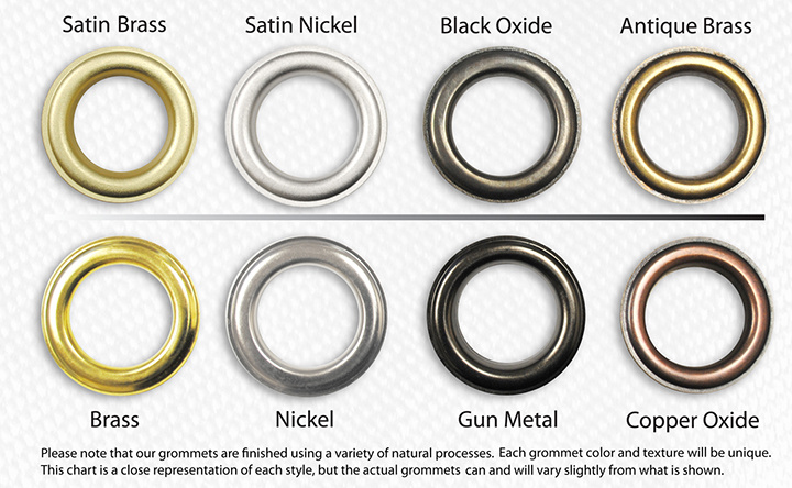 High Quality Custom Logo 40mm Brass Curtain Grommets Eyelets