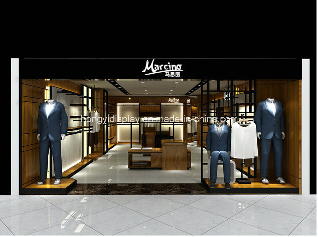 Custom Menswear Shopfitting, Men Garment/Clothing/Footwear Store Display Fixtures