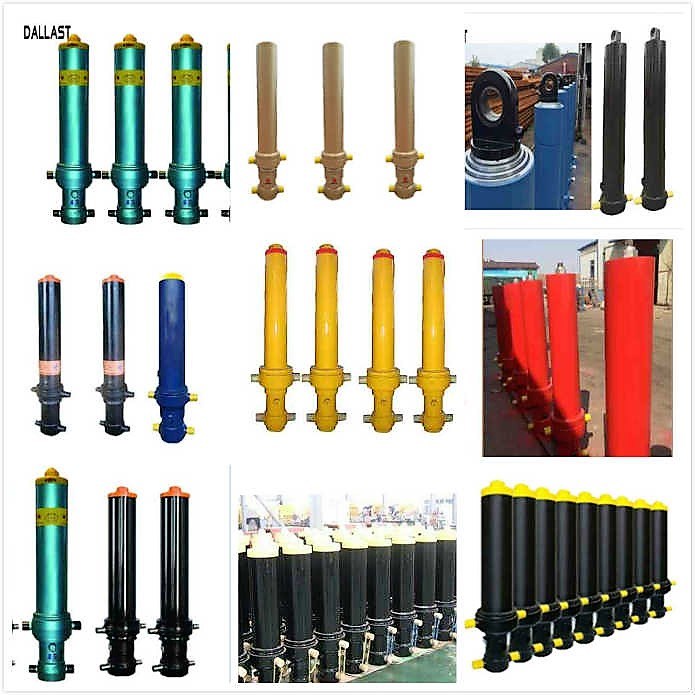 Telescopic Single Acting Hydraulic Cylinder for Semi-Tipper Dump Truck Lifting