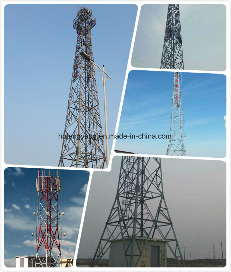 Self Support Steel Lattice Antenna Telecom Tower