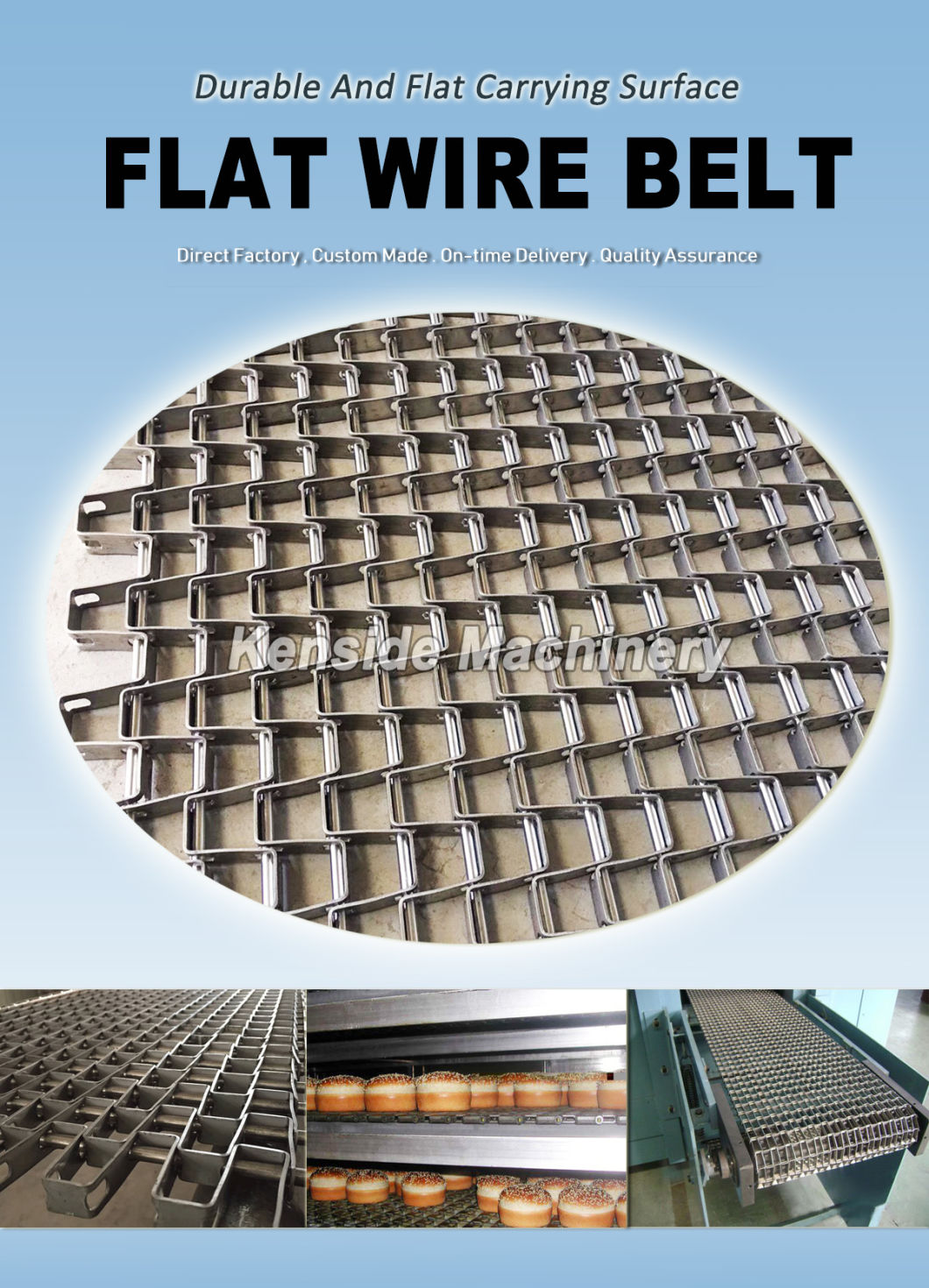 Heavy Duty Flat Wire Belting