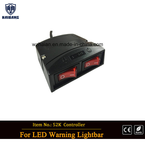 LED Warning Lightbar with White Takedowns and Alley Lights