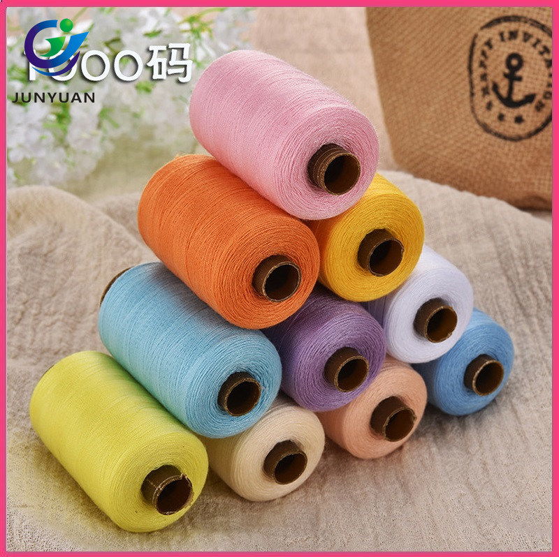 Wholesale 40s/2 Spun Polyester Small Sewing Thread 1000yds Household Thread