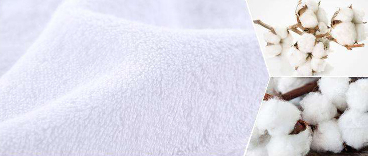 100% Combed Cotton Hotel Towels White Quality Towel for Bathroom
