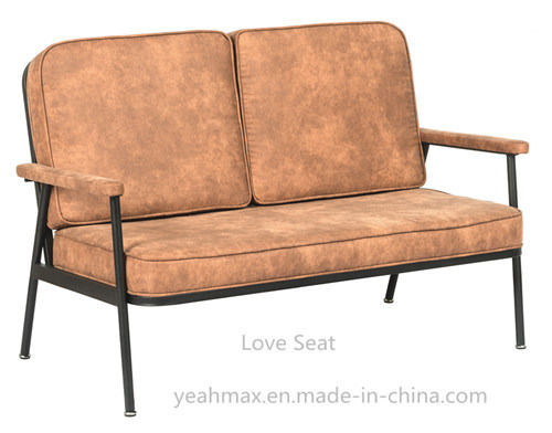 Modern Living Room Furniture for Home/Hotel with Coated Metal Frame and Fabric Upholstered