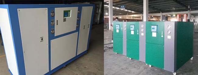 120kw R407c 410A Refrigerant Water Cooled Chiller for Laminator