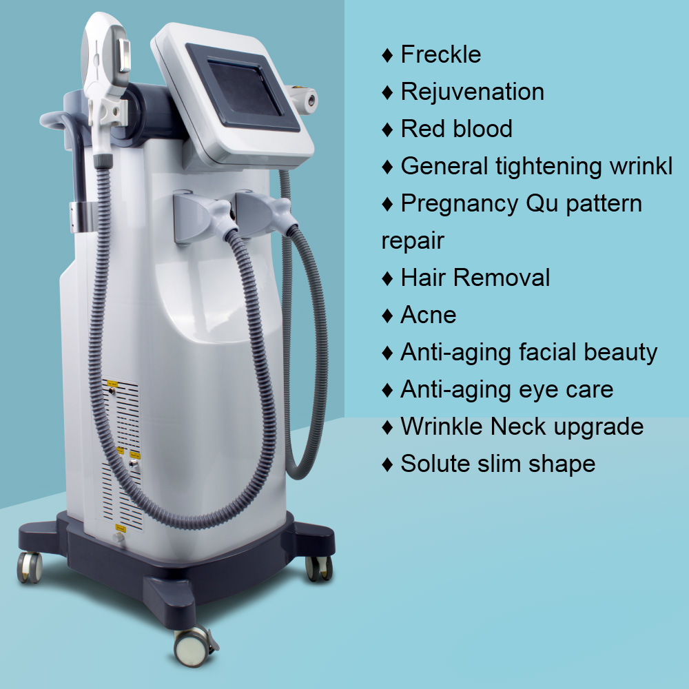 IPL/Shr /Opt/ +Elight+ RF +Laser Multifunctional Hair Removal Beauty Machine