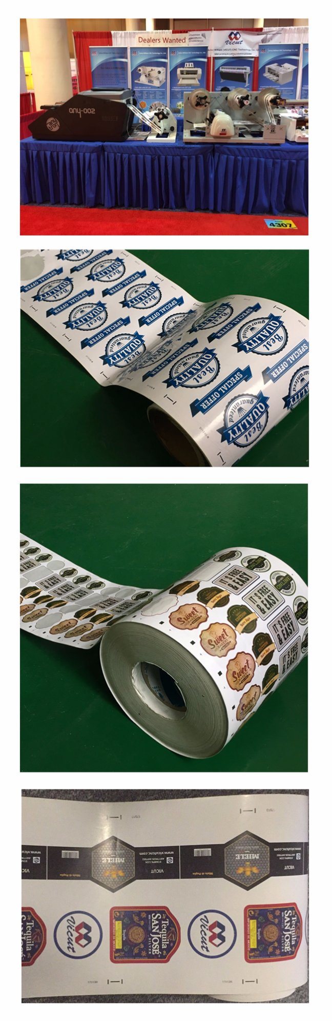 Label Printer Roll to Roll Reflective Banner Printing Machine