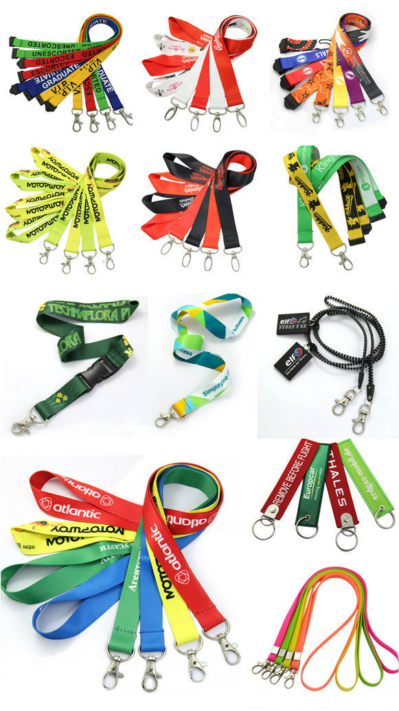 Cheap Custom New Screen Print Alcohol Polyester Lanyard