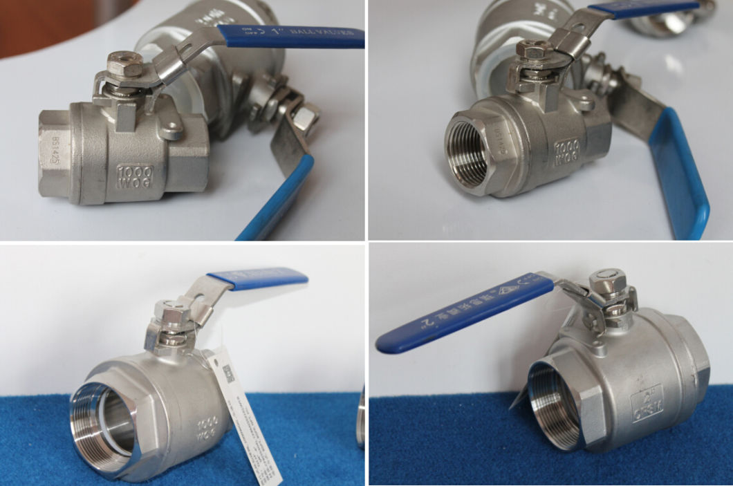 Stainless Steel Full Port Floating Threaded 2PC Ball Valve