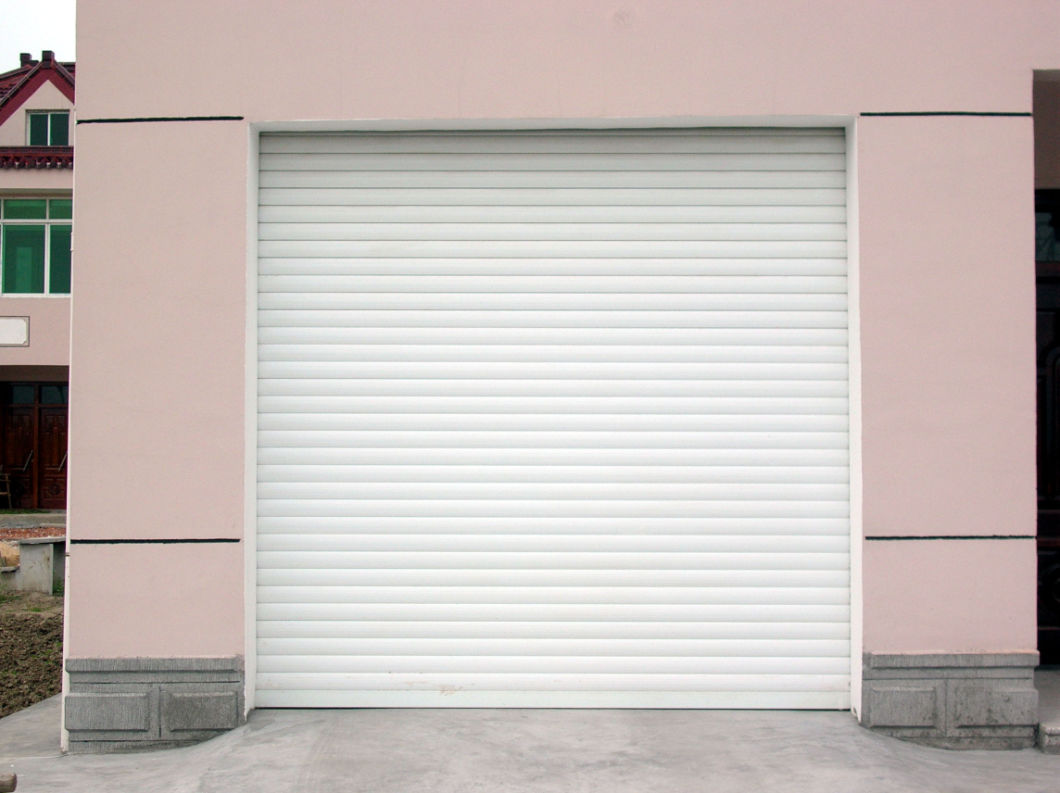 Aluminum Automatic Outside Installation Roller Rolling Door Shutter