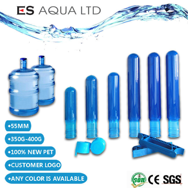 100% New 18.9L 19L 20 Liter 5 Gallon Water Pet Plastic Bottle Preform Manufacturers in China