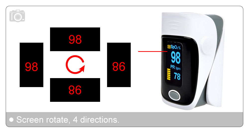 Digital Finger OLED Pulse Display Puls SpO2 Pr Oximeter