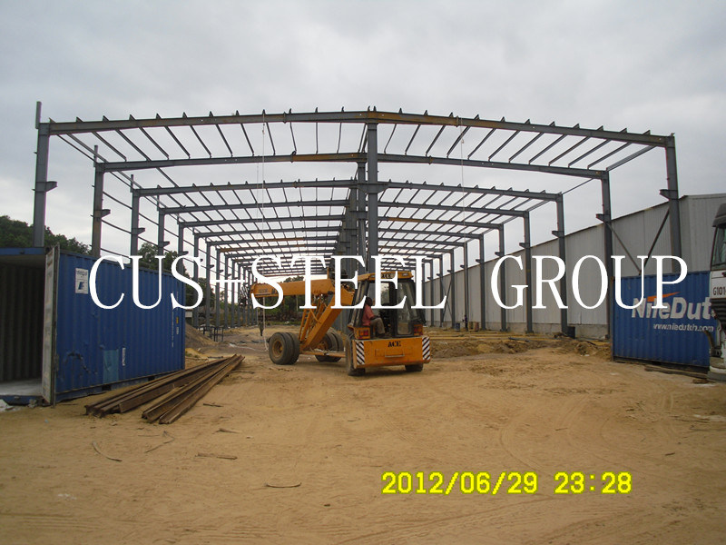 Construction Light Steel Shed Design/Prefabricated Steel Workshop