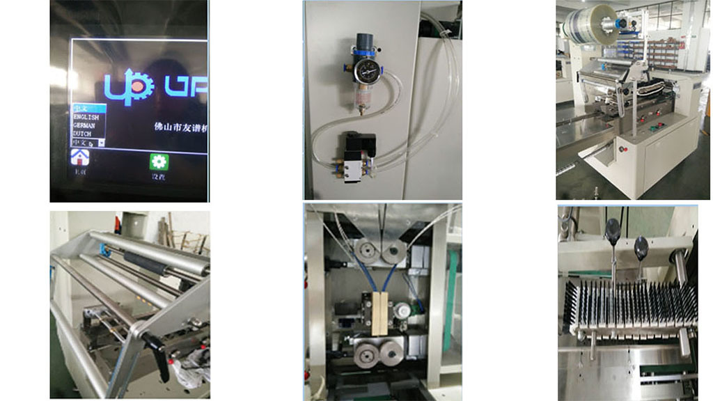 Automatic Packing and Feeding Line Packaging Machine for Food Such as Caramel Treats, Egg Rolls, Wafer and Chocolate, Pastry