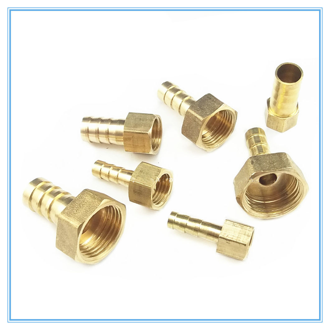 Pipe Fittings Brass Barb Hose Tail Fitting Fuel Air Gas Water Hose Oil ID 4mm-19mm to 1/8'' 1/4'' 3/8