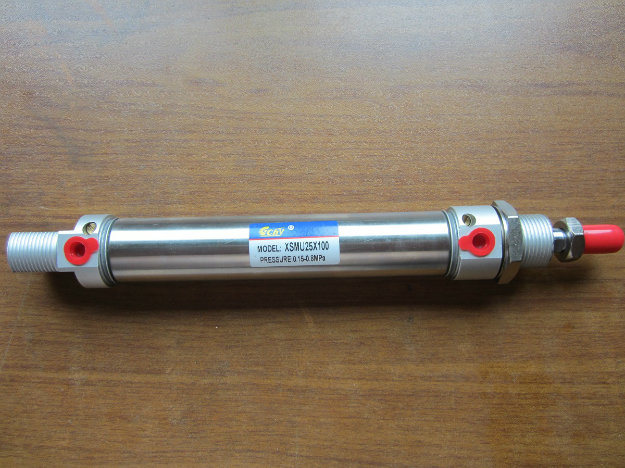 Xsnu 25*100 ISO 6432 Standard with Adjustable Air Cushion Mini Pneumatic Cylinder