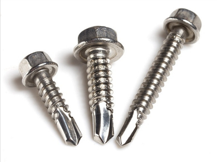 Hexagon Head Self-Drilling and Tapping Screws with Collar