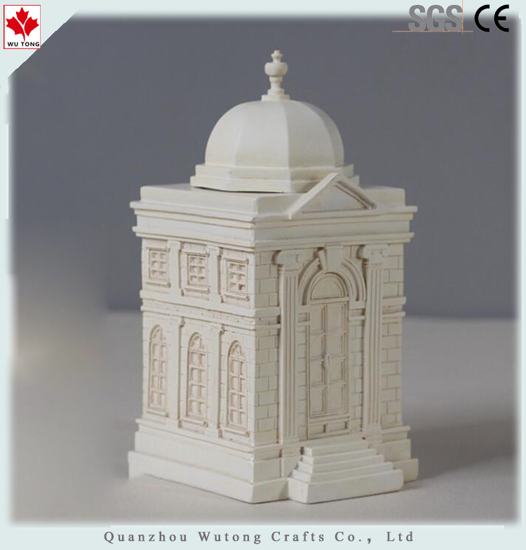 Home Decoration Resin Building Model 3D Castle Miniature Items