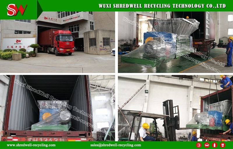 Double Shaft Machine to Recycle Scrap Cable/E-Waste/Fridge/Printer/PCB