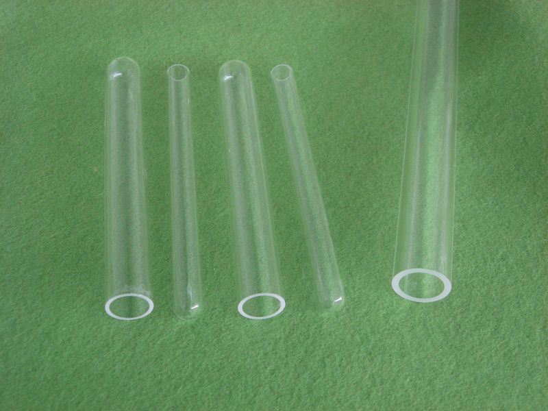 Polishing Round Bottom Clear Quartz Test Tube