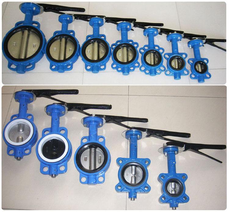 Cast Iron Ductile Iron Wafer Type Butterfly Valve