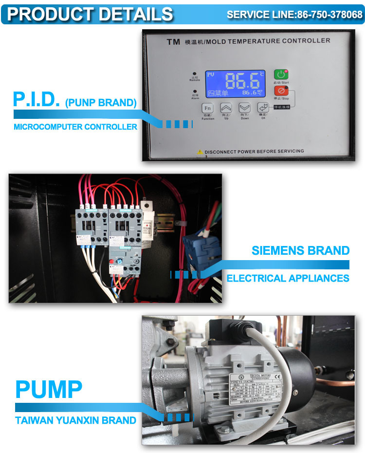 9kw Constant Temperature Water Mould Temperature Controller