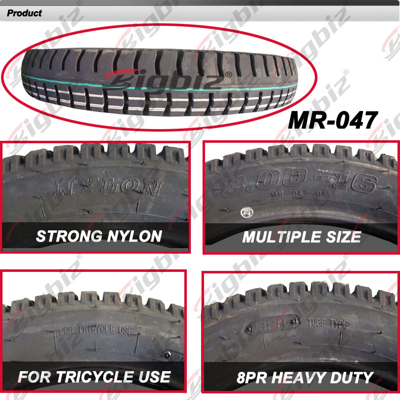 Popular Street Pattern 2.50-18 Motorcycle Heavy Tyres